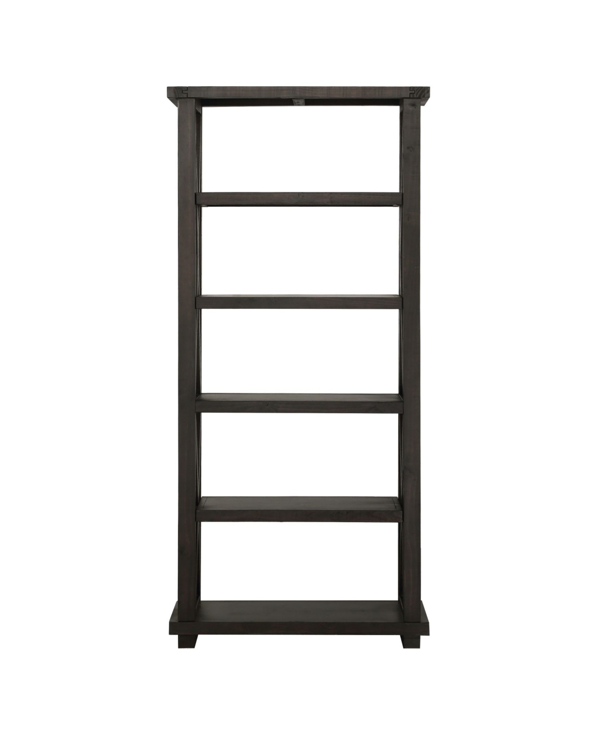 Macy's Yosemite 82" Wood Bookshelf In Cafe