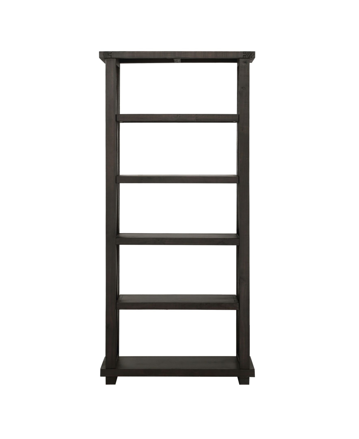 Shop Macy's Yosemite 82" Wood Bookshelf In Cafe