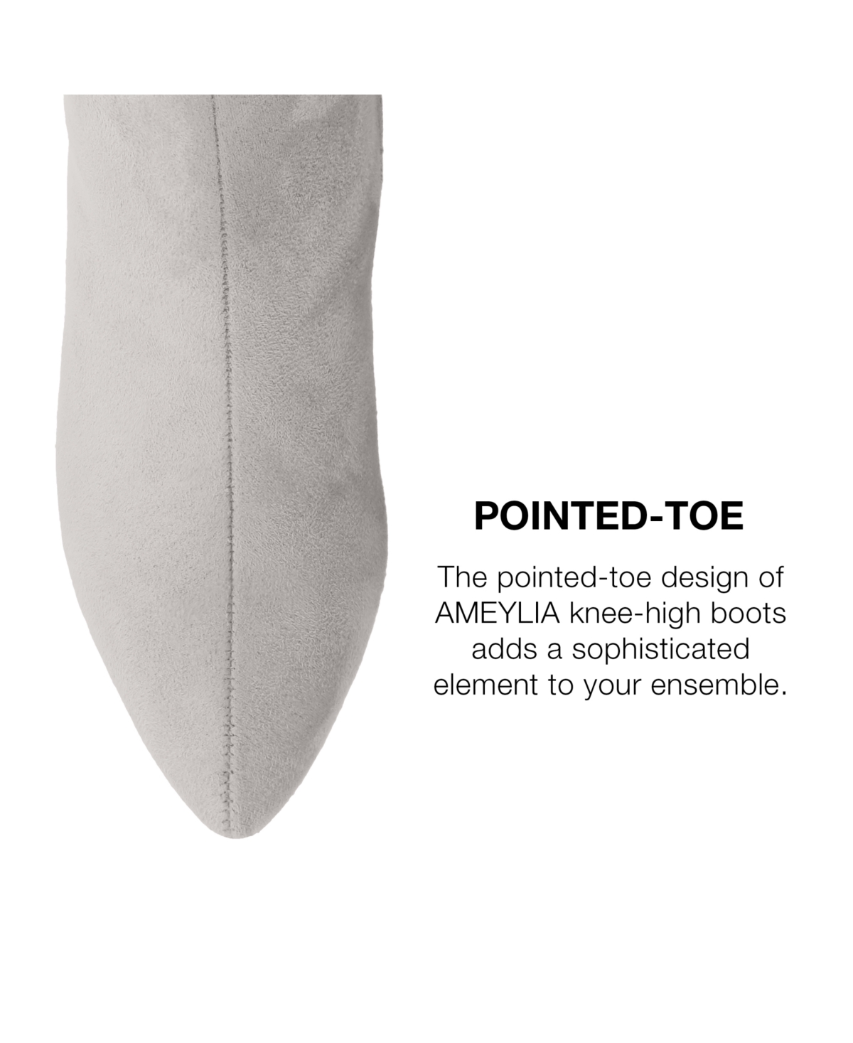 Journee Collection Women's Ameylia Wide Width Block Heel Knee High Boots
