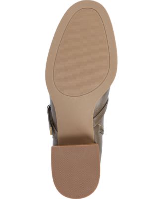 Women's Elettra Block Heel Buckle Detail Knee High Boots