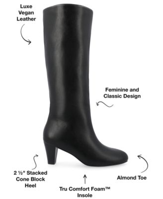 Women's Jovey Kitten Heel Knee High Boots