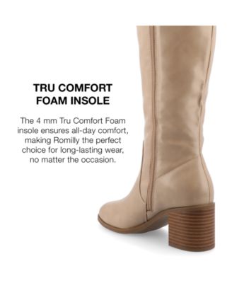 Women's Romilly Round Toe Block Heel Knee High Boots