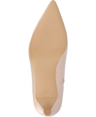 Women's Tullip Kitten Heel Pointed Toe Knee High Dress Boots