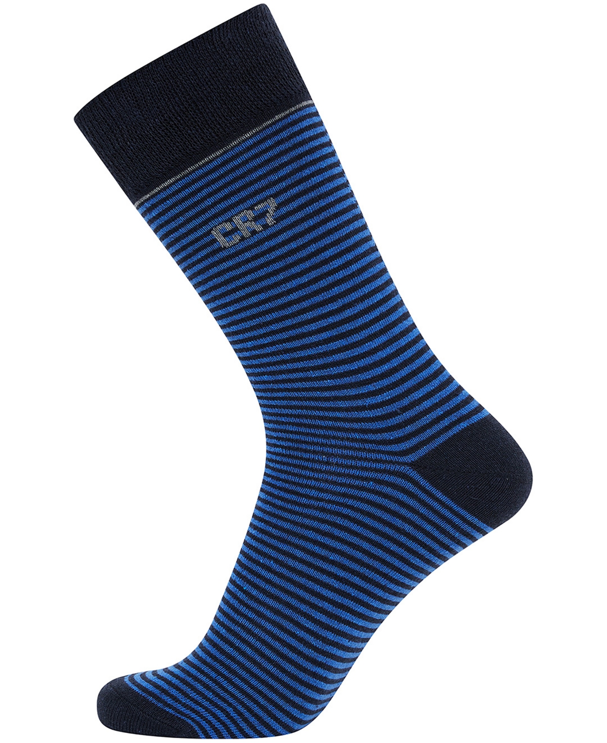 Shop Cr7 Men's Fashion Socks, Pack Of 10 In Black,blue,gray