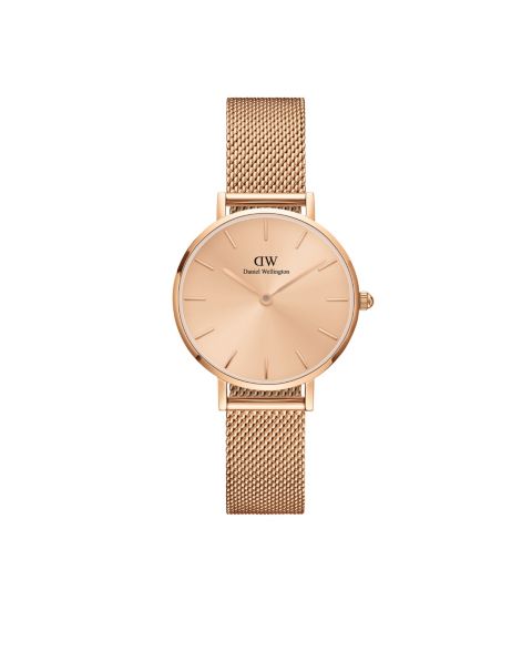 Женские часы Daniel Wellington Petite Unitone Rose Gold-Tone Stainless Steel 28mm