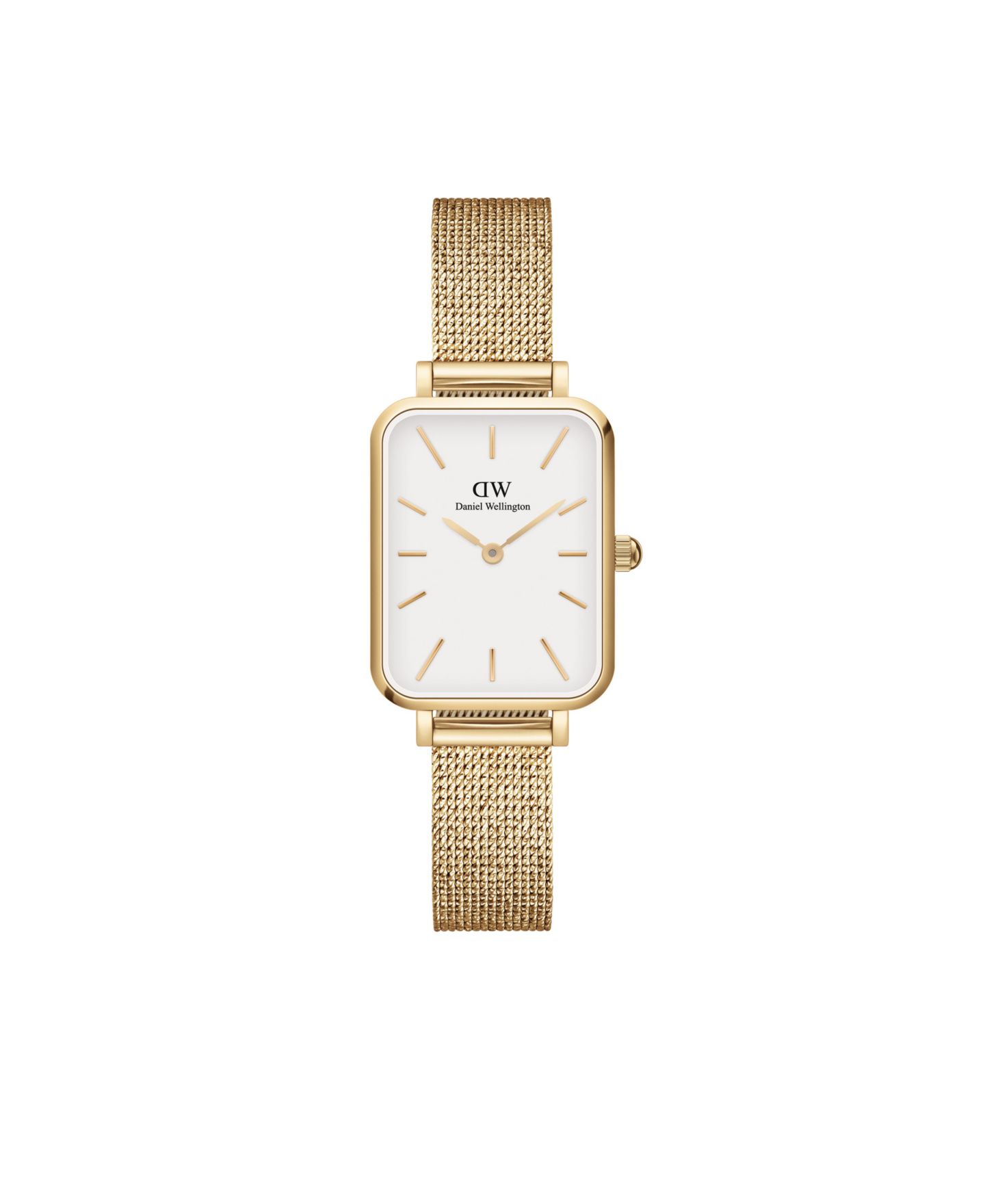 Женские часы Daniel Wellington Quadro Evergold Gold-Tone Stainless Steel Watch 20 x 26mm — фото 1
