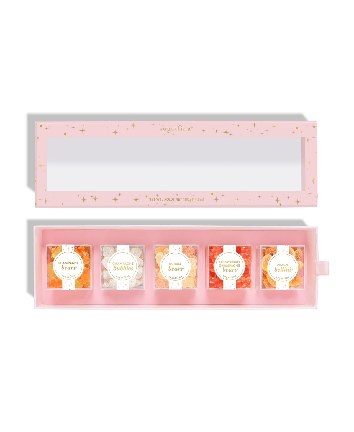 Sugarfina Holiday Champagne Flight Candy Slider Box, 5 Piece In No Color
