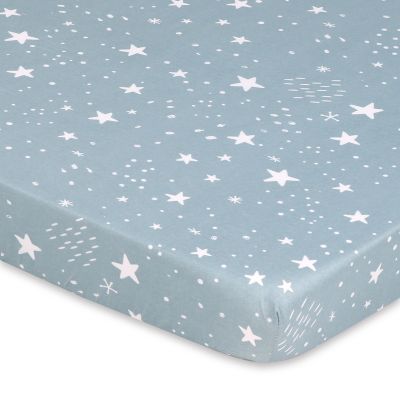 Pack n Play, Mini Crib, Portable Crib or Fitted Playard Sheets for Baby Boy, Blue Dino, 3 Pack Set