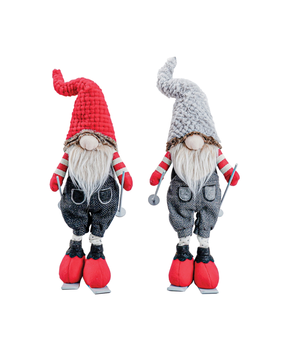 24" Denim Gnomes, Set of 2 - Multi