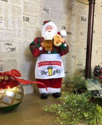 12" Making Spirits Bright Santa