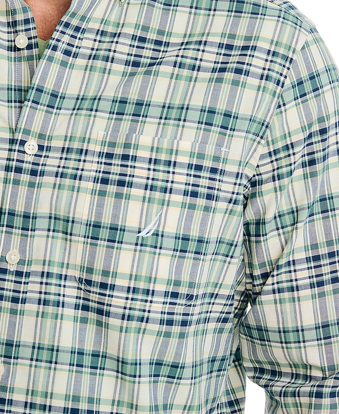 Nautica Men's Plaid LongSleeve ButtonUp Shirt Macy's