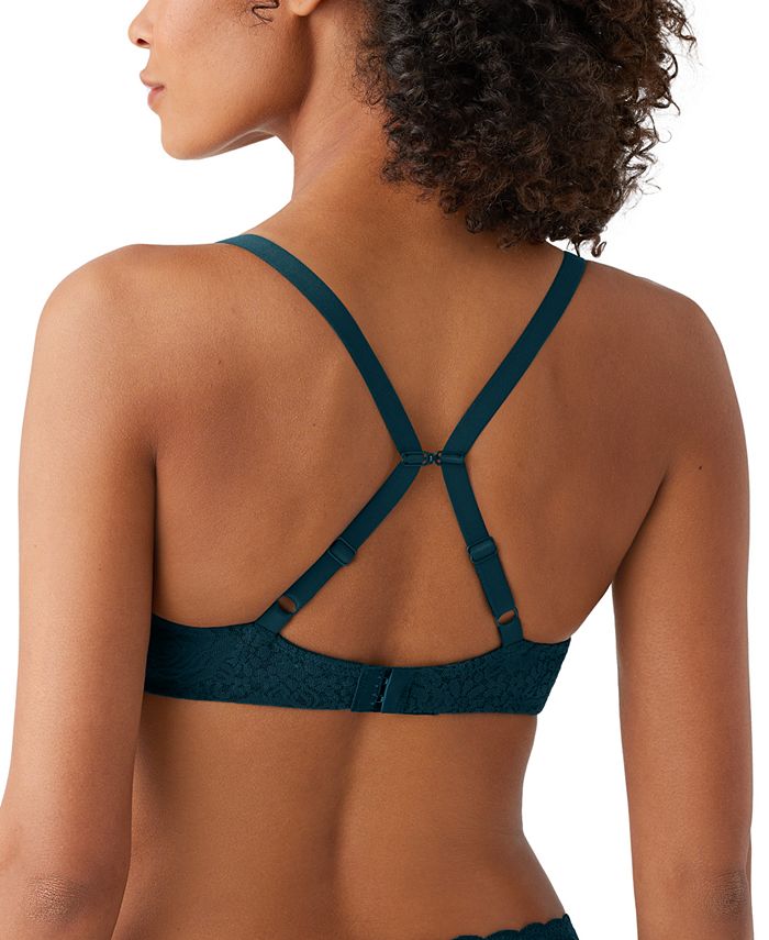 Sujetador Con Aros Moldeado De Encaje Halo De Wacoal, Marfil – Bras & Honey USA