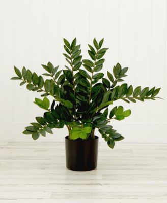28" Artificial Zamioculcas Plant with Decorative Planter
