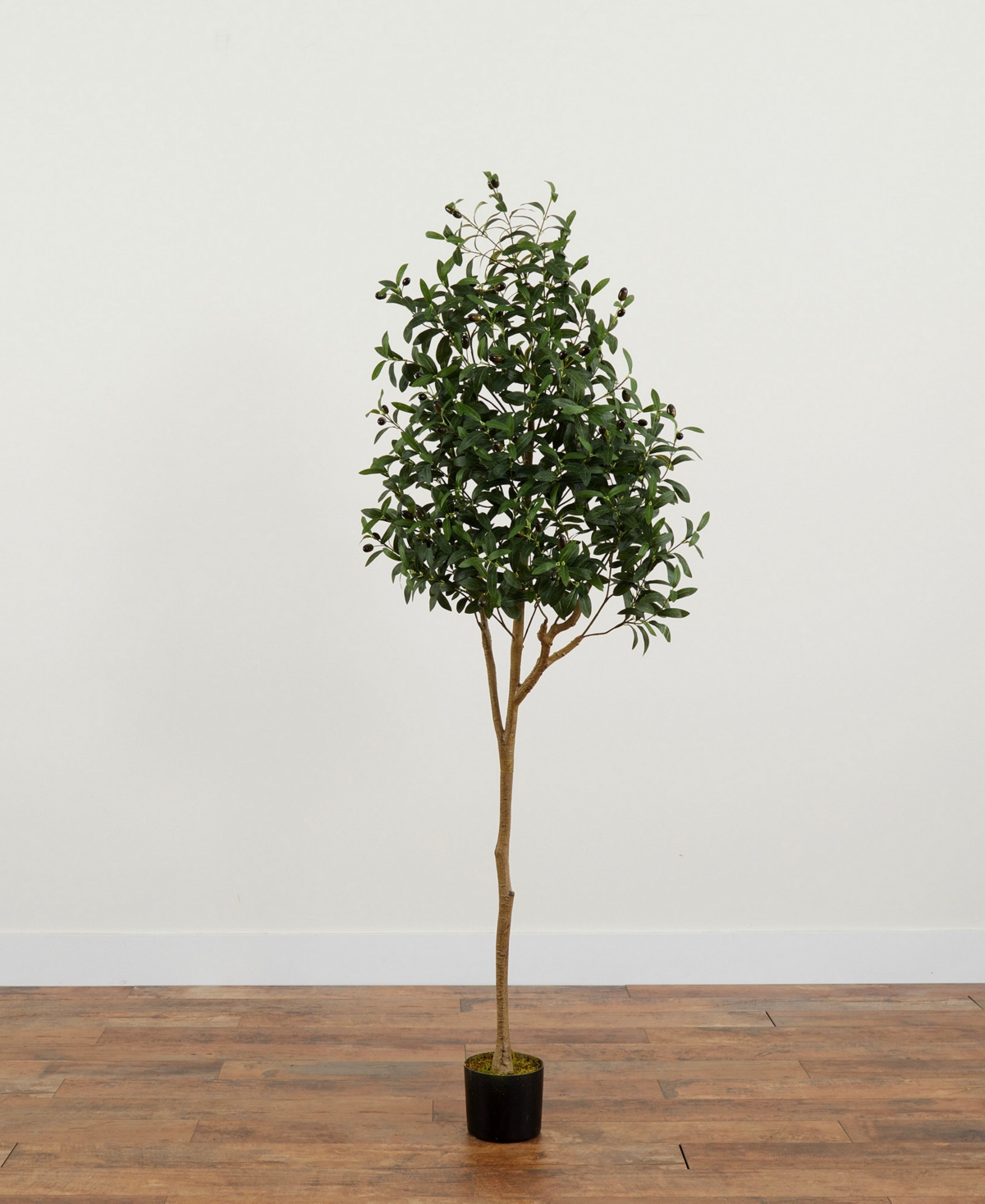 Nearly Natural 72" Artificial Olive Tree In Green