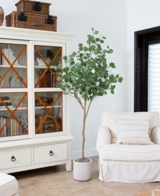 72" Artificial Eucalyptus Tree