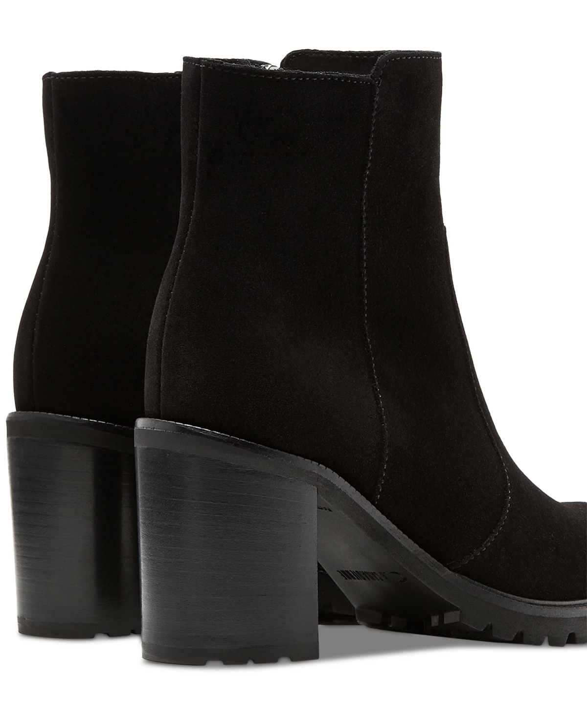 Shop La Canadienne Heritage Women's Holt Dress Booties, Created For Macy's In Black Suede