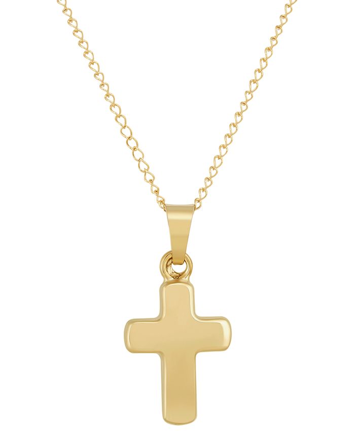 Macy's 14k on sale gold cross