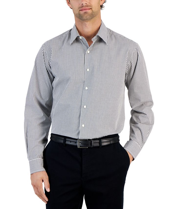 Macys mens black dress shirt sale