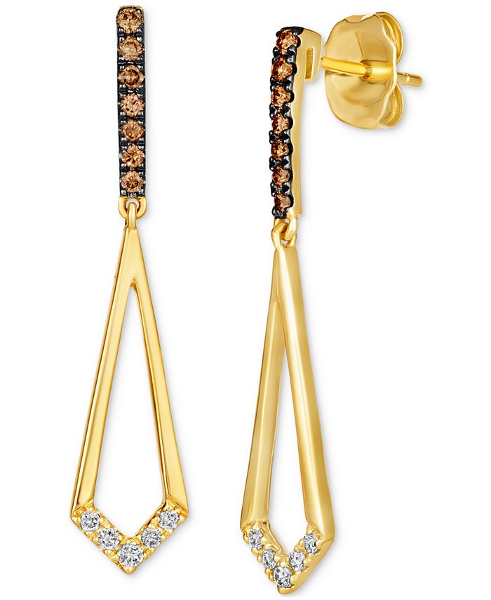Macy's chocolate diamond hotsell earrings