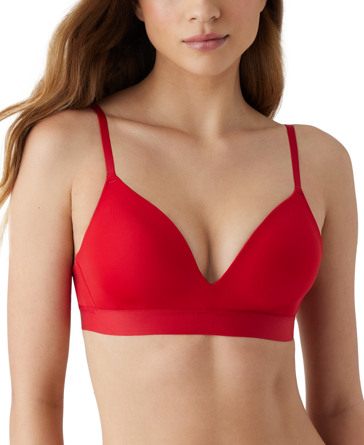 B.tempt'd Women's Opening Act Lingerie Lace Unlined Underwire Bra 951227 In Haute Red