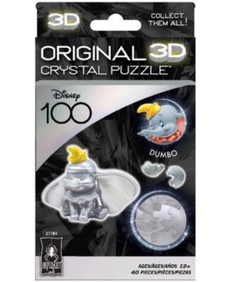 3D Crystal Puzzle - Disney 100 Platinum Edition - Dumbo, 40 Pieces