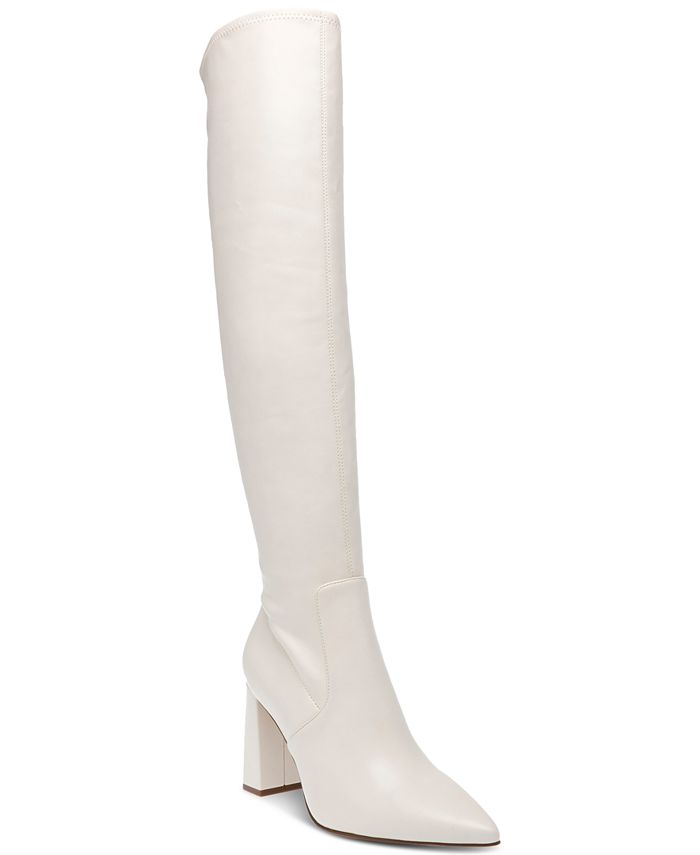 Wild Pair Eileene Pointed-Toe Block-Heel Over-The-Knee Boots, Created ...