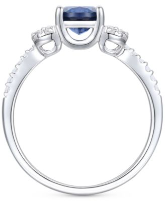 Citrine (1 ct. t.w.) & Lab-Grown White Sapphire (1/4 ct. t.w.) Ring in 14k Gold-Plated Sterling Silver (Also in Additional Gemstones)