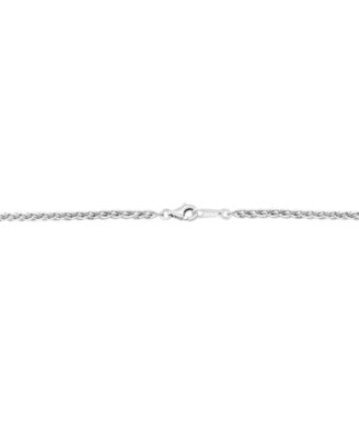 EFFY&reg; Sapphire Bar 16" Pendant Necklace (9/10 ct. t.w.) in Sterling Silver