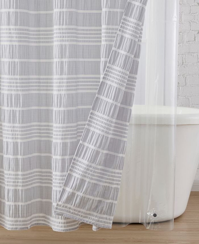 Clorox Seersucker 14Pc. Shower Curtain Set Macy's