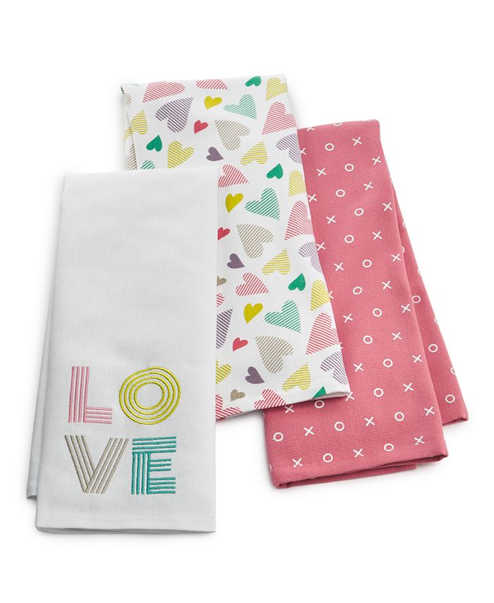 The Cellar 3-Pc. Cotton Printed Towel Set, Created for Macy's - Macy's