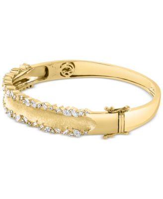 EFFY&reg; Diamond Multi-Cut Bangle Bracelet (1-1/5 ct. t.w.) in 14k Gold