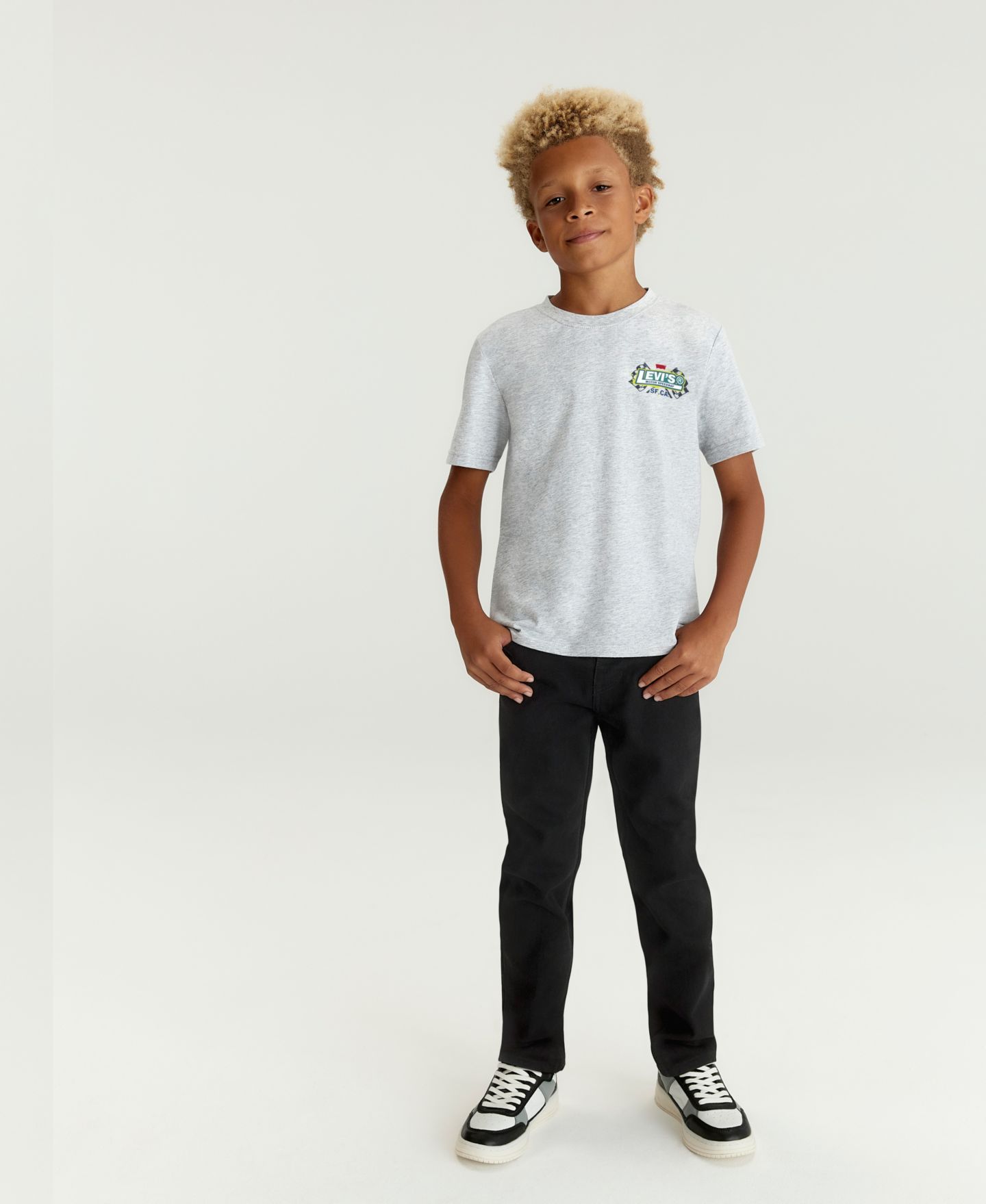 Джинсы Levi's 510 Skinny Fit Everyday Stretch Performance для мальчиков, цвет: Чёрный — фото 6