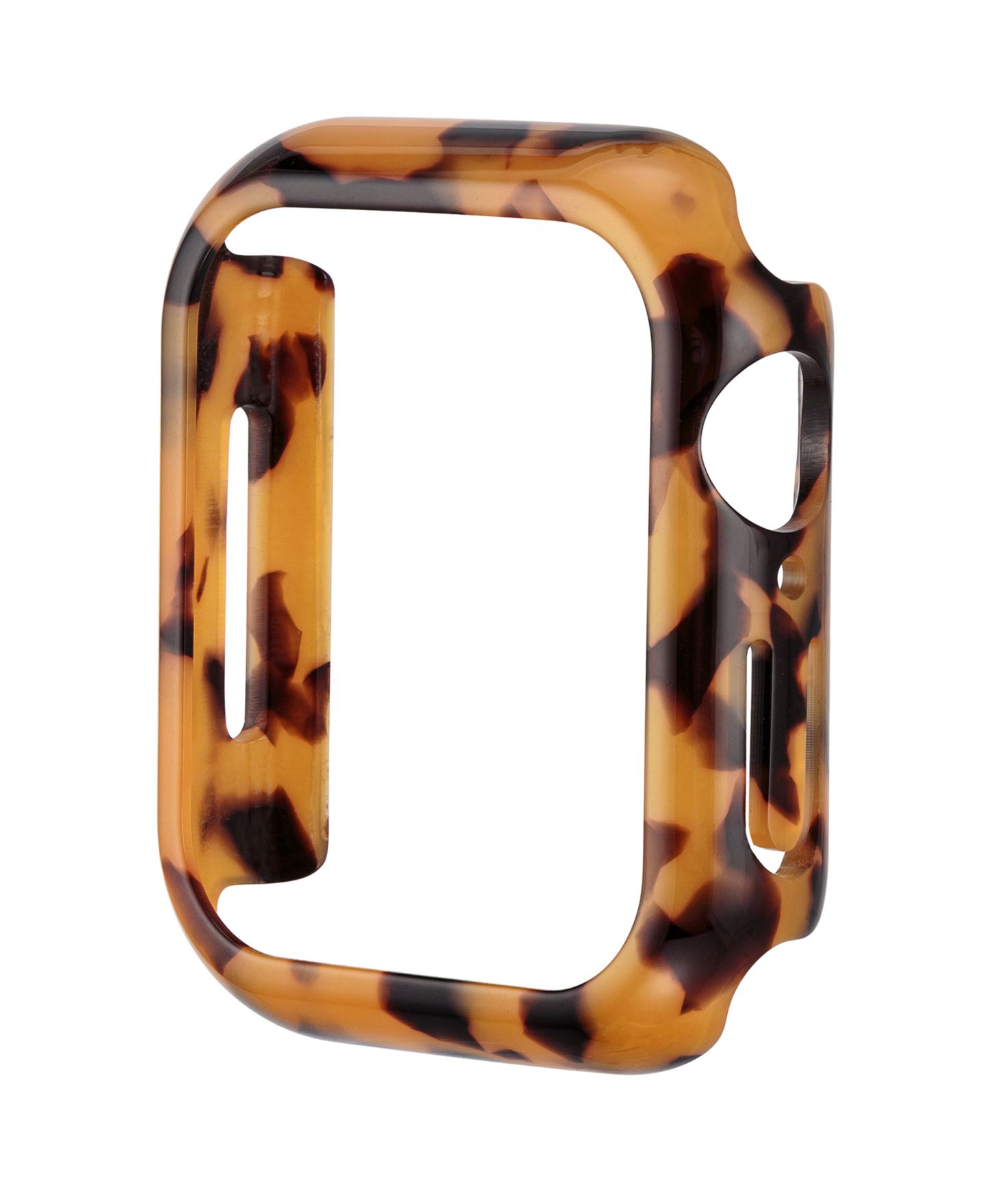 Женские чехлы для часов Anne Klein Marbleized Tortoise Acetate Protective Case designed for Apple Watch® 44mm — фото 1