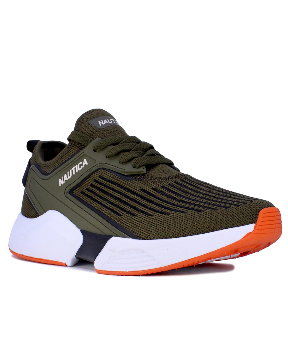 Nautica Men\'s size 13 ANDINO 2 OLIVE&ORANGE Sneakers Casual Walking Shoes (#00t) Nautica ANDINO 2 Walking Shoes (Men main image 2