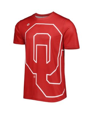 Men's Crimson Oklahoma Sooners Big Logo T-shirt