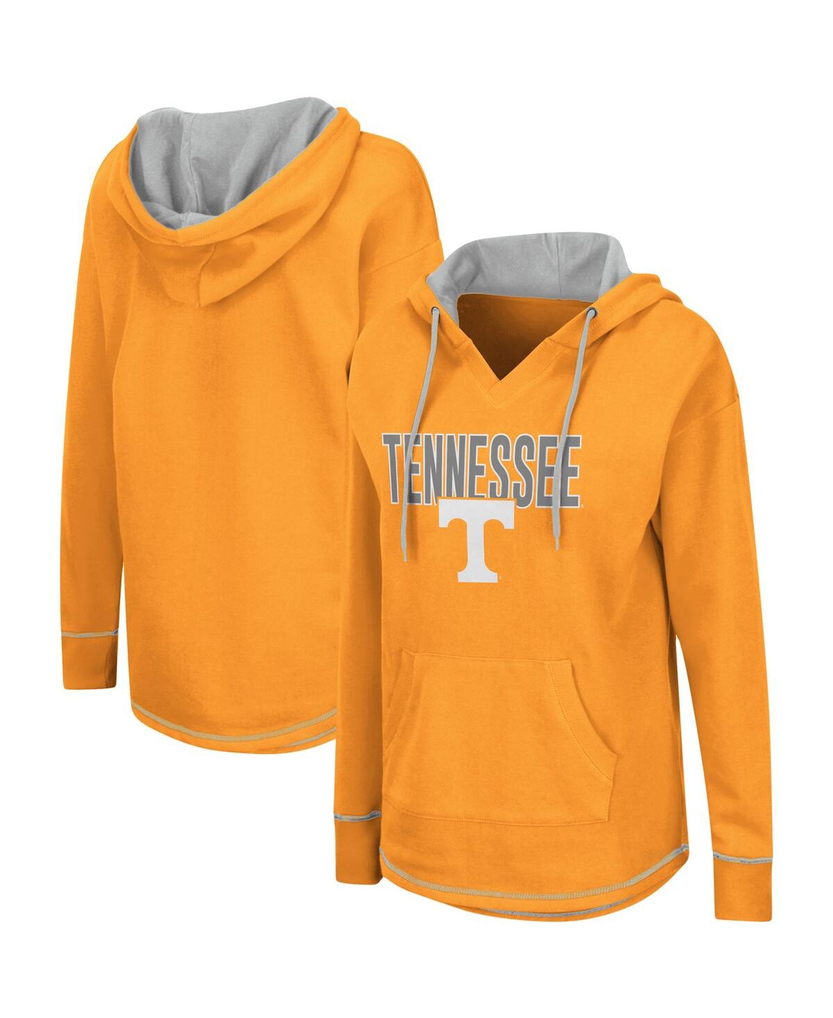 Colosseum Women's  Tennessee Orange Tennessee Volunteers Tunic Pullover Hoodie