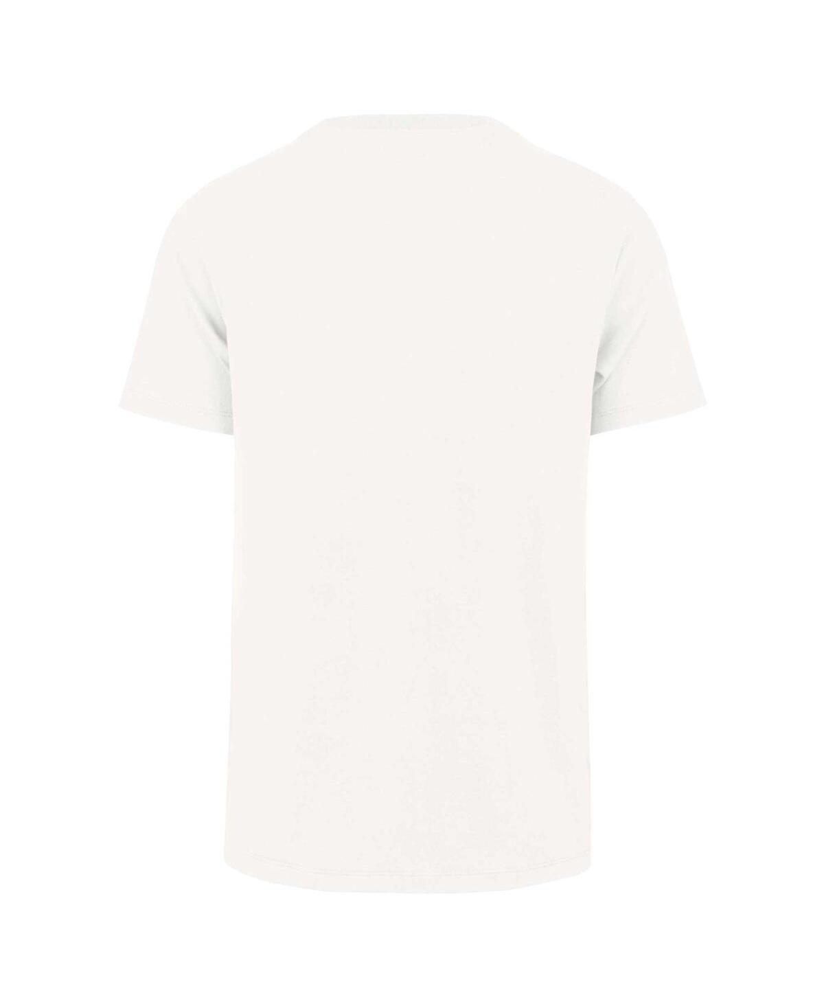 47 Brand Men's ' Cream Distressed Virginia Cavaliers Phase Out Franklin T-shirt In Cream