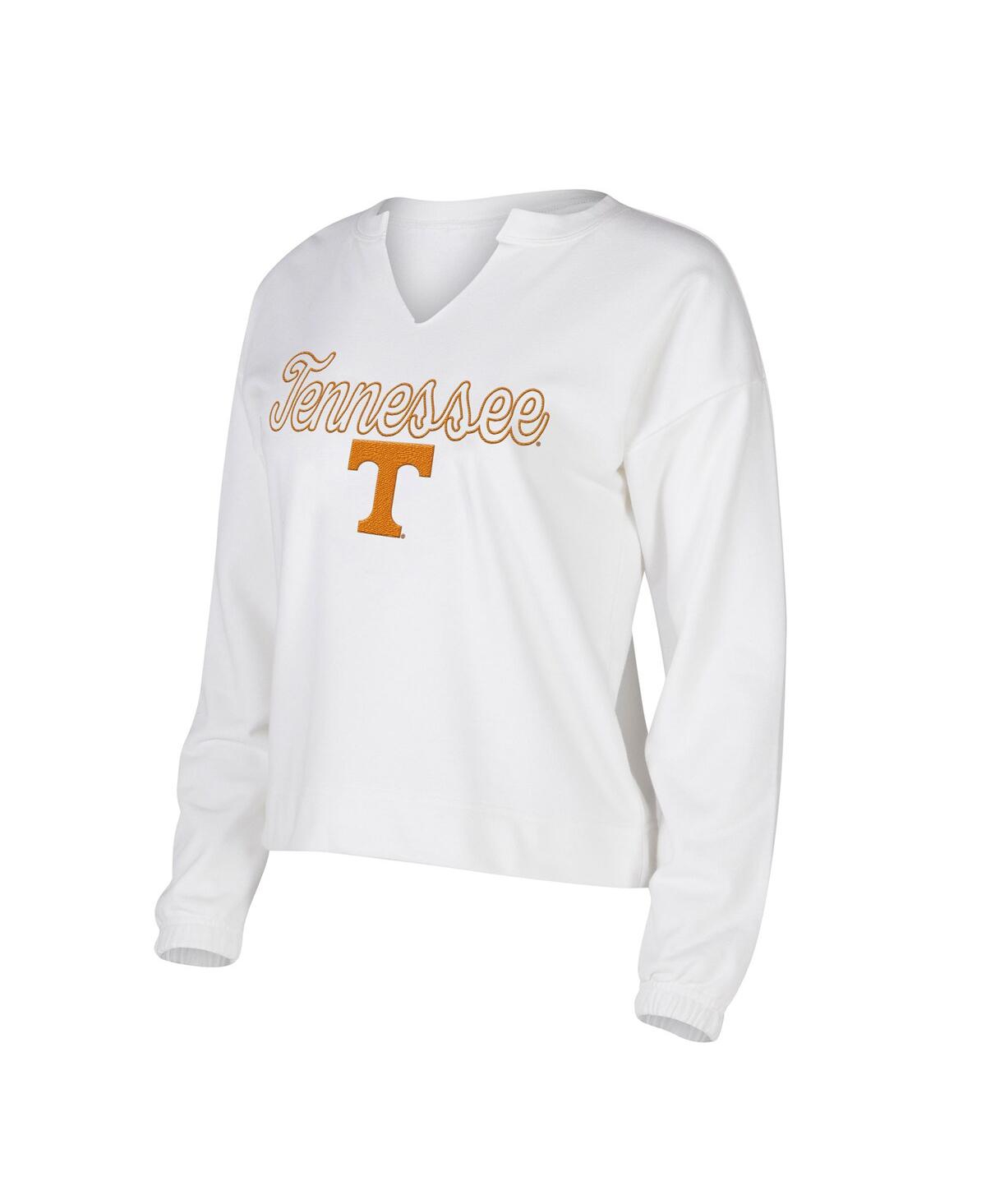 Concepts Sport Women's White Tennessee Volunteers Siennaâ Notch