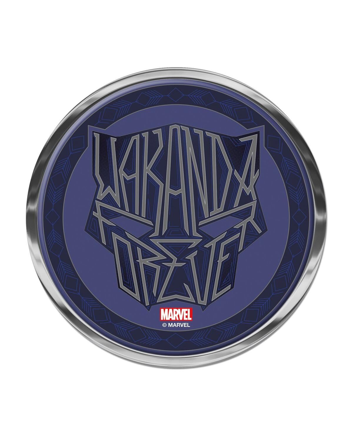 Wincraft Black Panther Auto Emblem In Navy