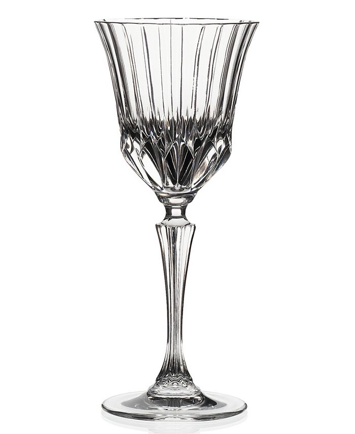 Lorren Home Trends RCR Adagio 6 oz. Crystal Wine Glass (Set of 6) 257470 -  The Home Depot