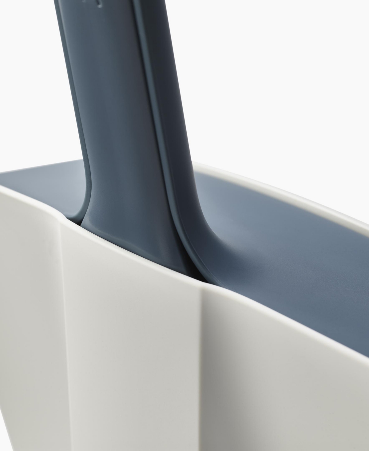 Joseph Joseph Cleanstore Wall-mounted Dustpan Brush With Dust-shield Storage In Blue