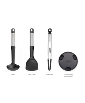 Elevate Fusion 5-Piece Silicone Utensil Set with Storage Stand