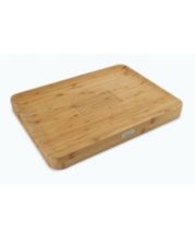 Anchor Lodge Oblong Large Olive Wood Board with Natural Bark Edges - Macy's