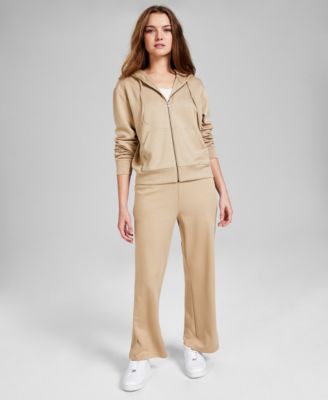 Now This Womens Zip Hoodie Wide Leg Joggers Created For Macys