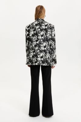 Women's Printed Double Breasted Jacket