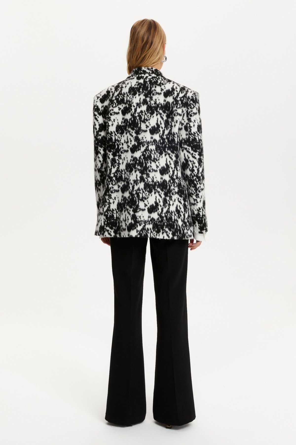 Women's Printed Double Breasted Jacket