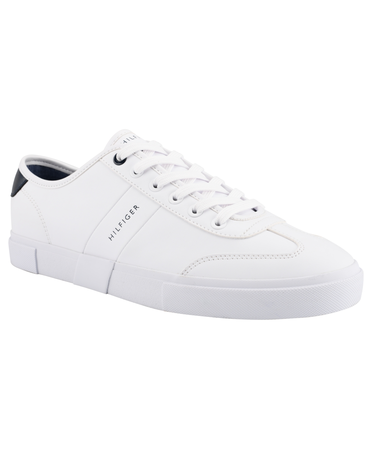 Men's Pandora Lace Up Low Top Sneakers - White, Navy