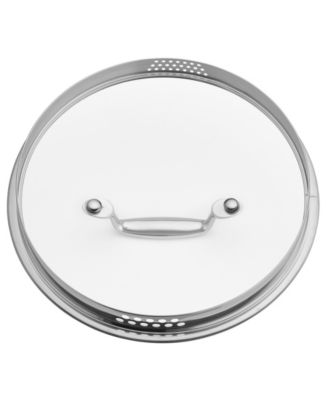 Clad CFX 8-Qt. Stock Pot with Strainer Lid and Pouring Spouts