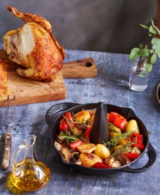 Enameled Cast Iron 9.5" Vertical Chicken Roaster 