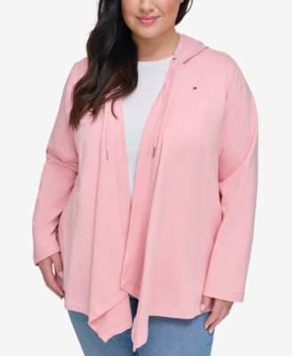 Tommy Hilfiger - Plus Size Flyaway Cardigan Hoodie